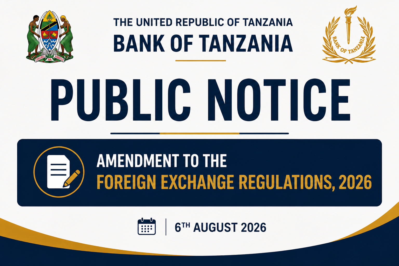 AMENDMENT TO THE FOREIGN EXCHANGE REGULATIONS, 2026