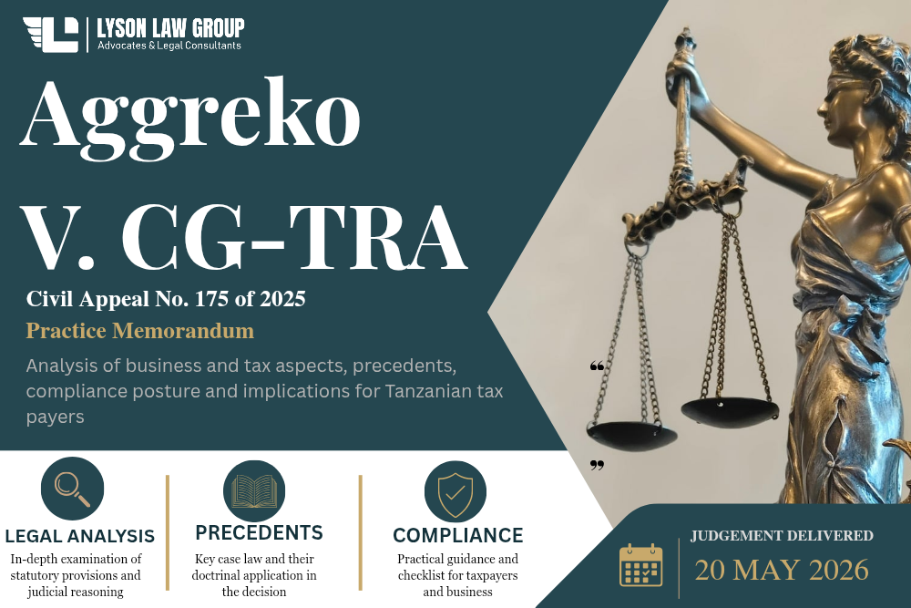 Aggreko International Vs The Commissioner General (TRA)