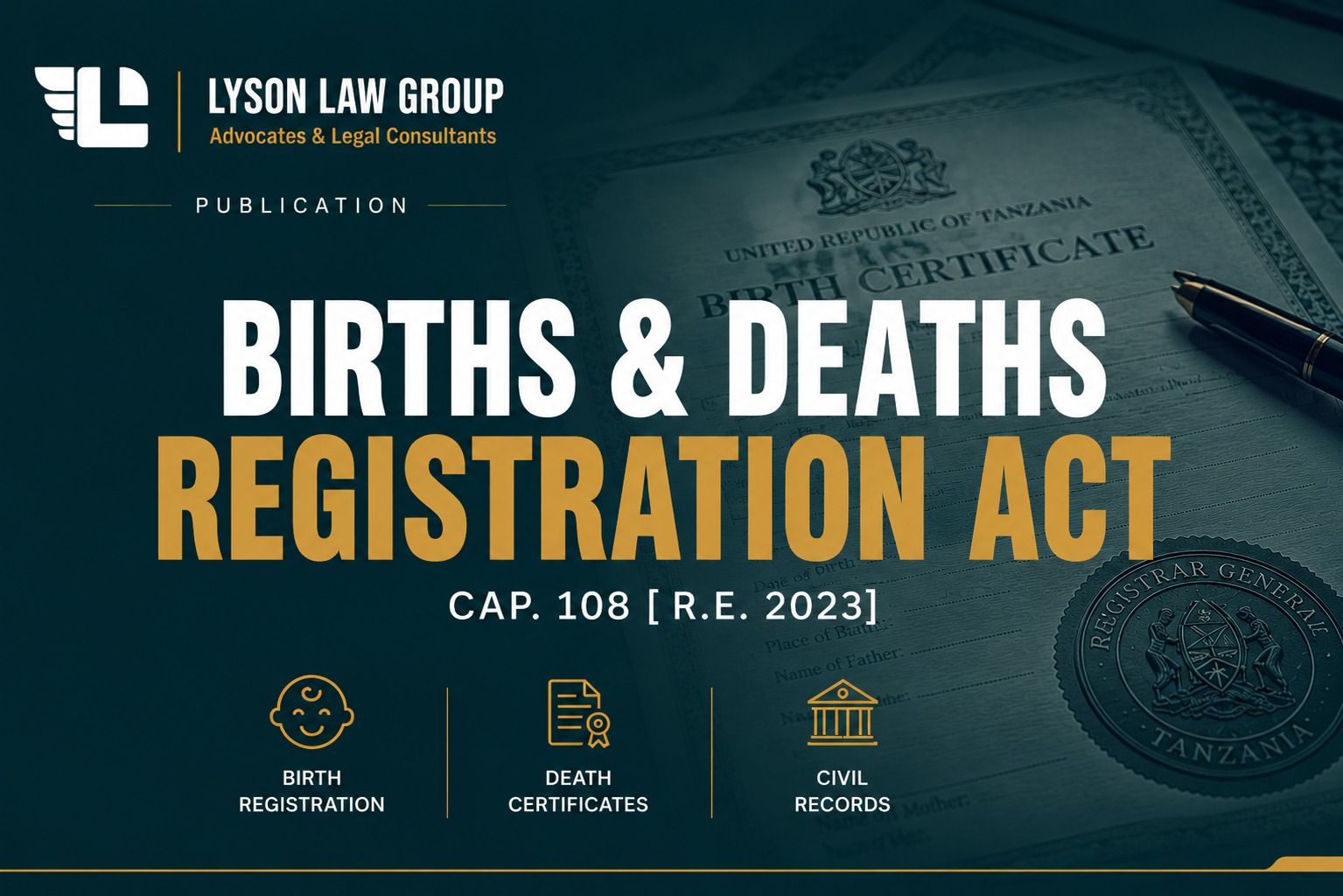 Summary of Births and Deaths Registration Act 